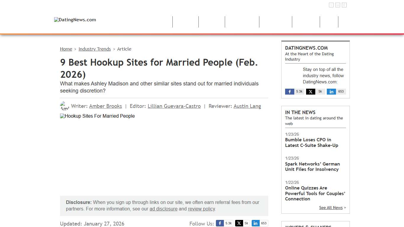 9 Best Hookup Sites for Married People (Feb. 2026)